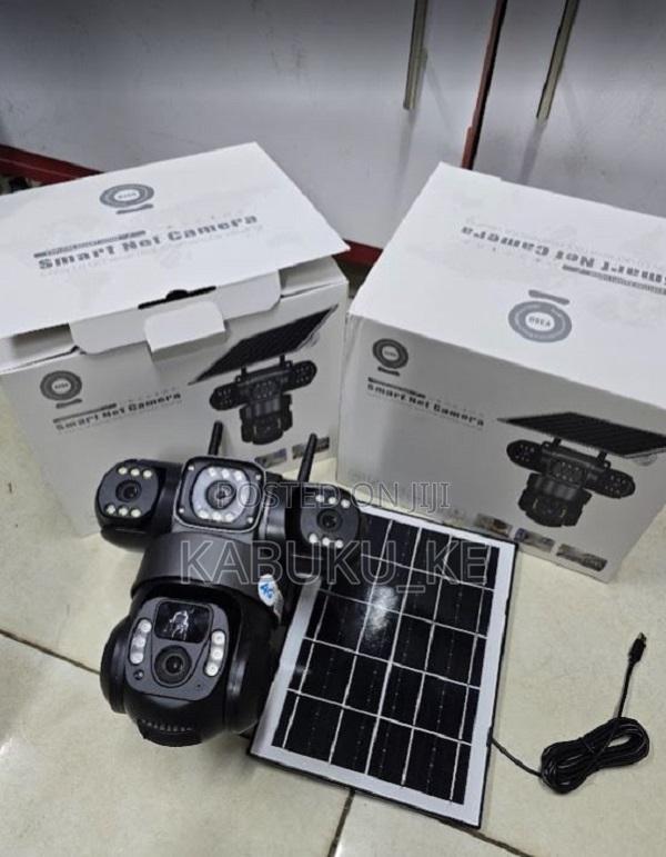 Solar Intelligence 4g (Simcard) V380 Triple Lens Camera