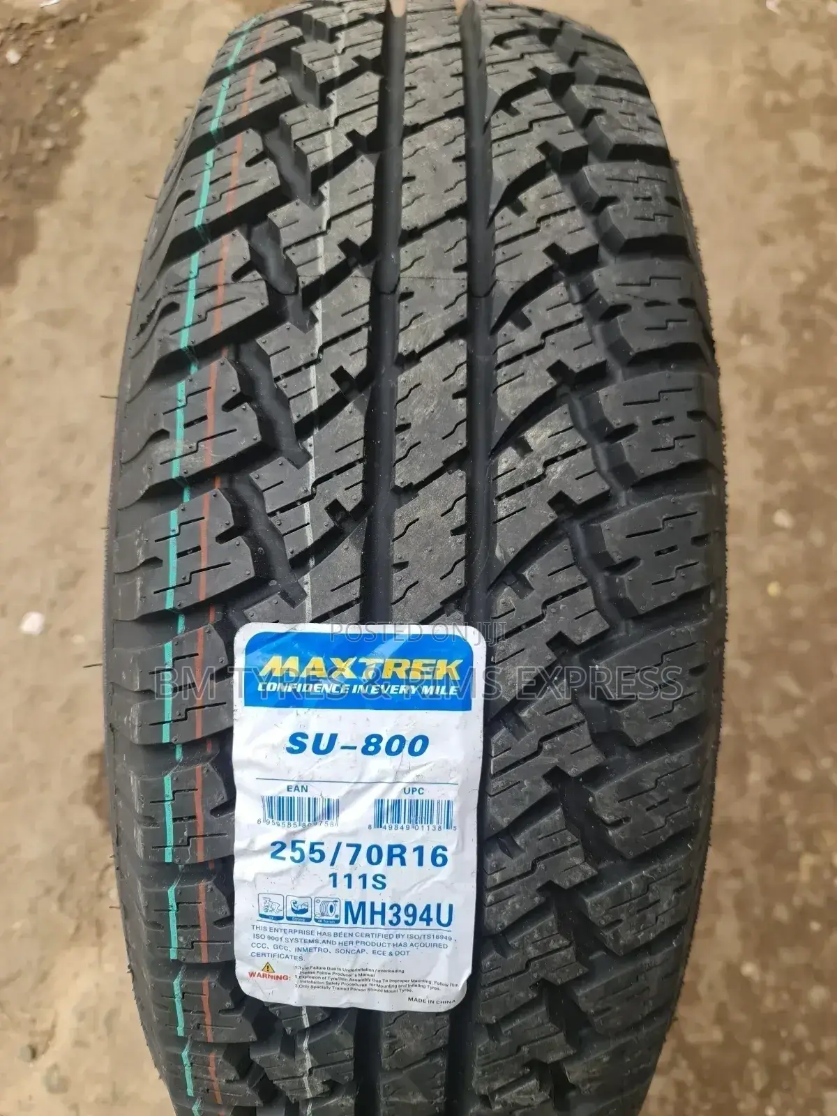 255 /70 R16 Maxtrak Tyres (All Terrrain)