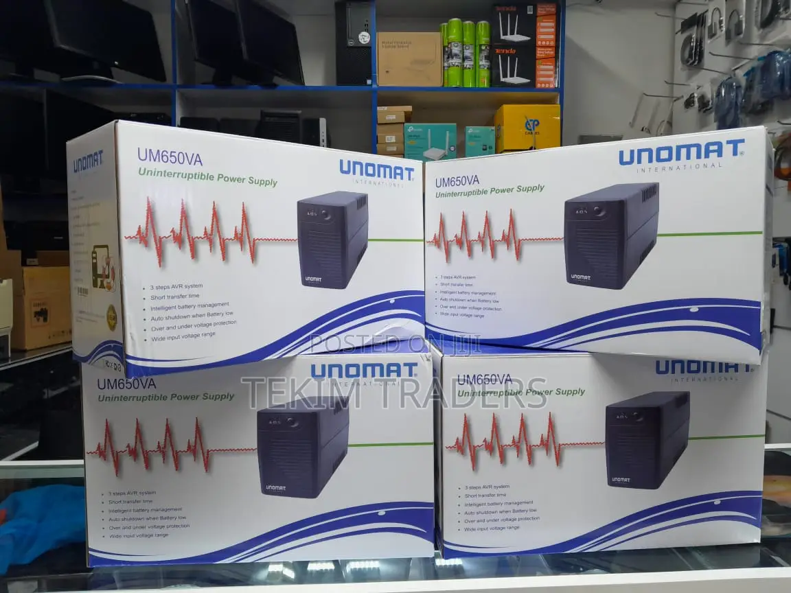 Unomat Ups 650 Va Battery Backup Solution
