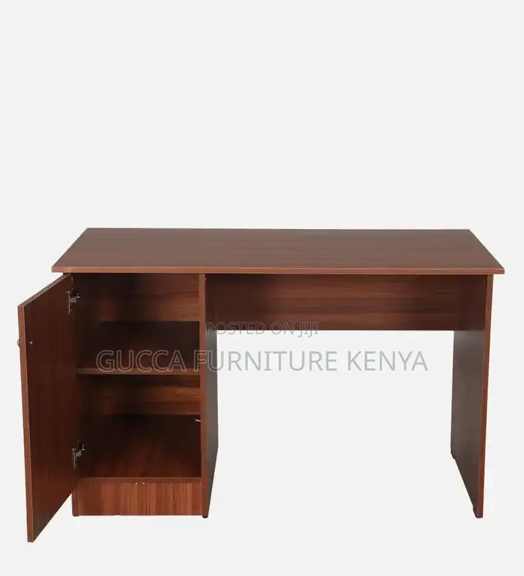 Office Desk:1200mm Unity Writing Table in Walnut Finish