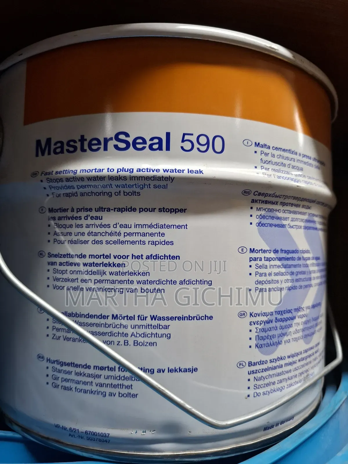 Masterseal 590 Repair Mortars