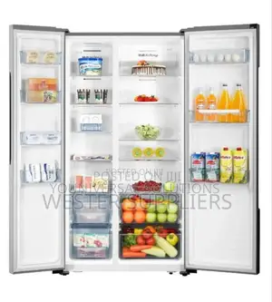 Hisense Frideg 518 Liters Non Frost Silver Side by Side