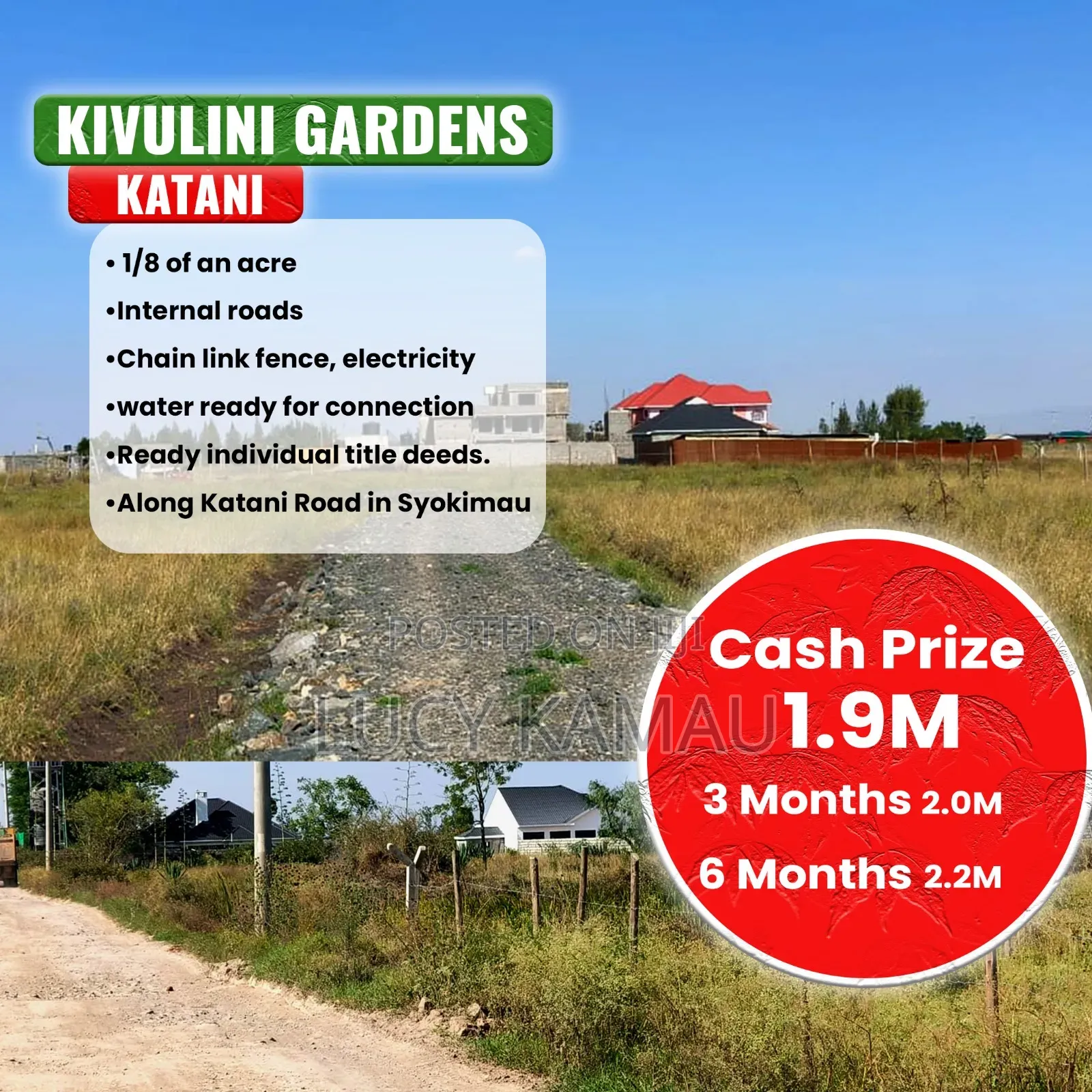 50x100 Plots for Sale in Katani Syokimau