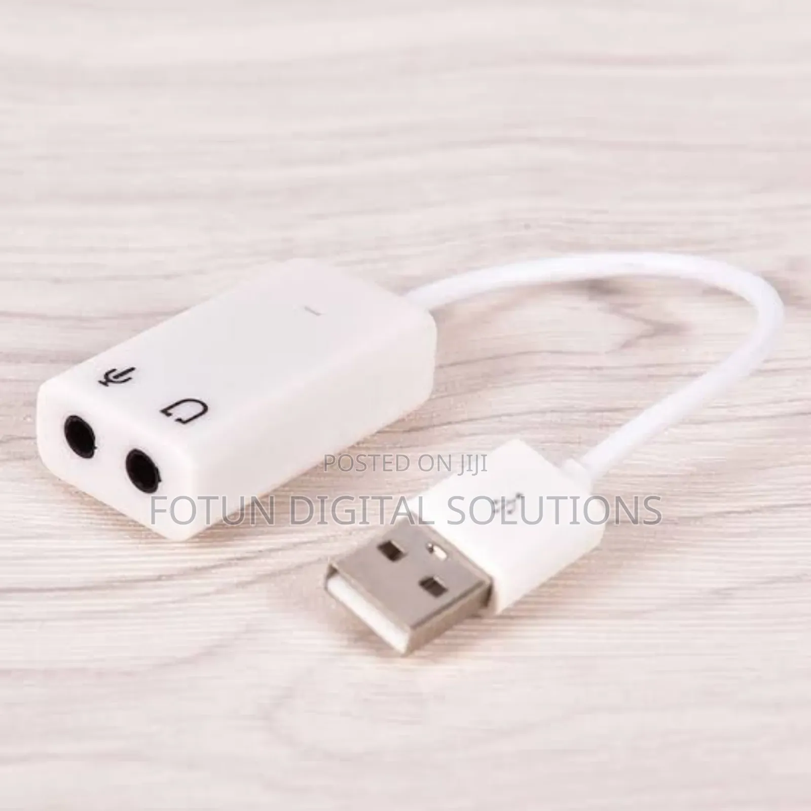 Usb Sound Adapter – External Audio Card for Mic Headphones