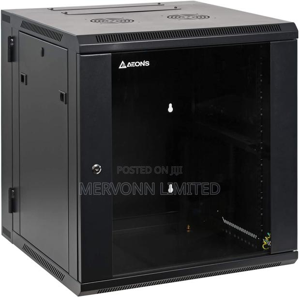 12u Data Cabinet for Server and Network Equipment - main view