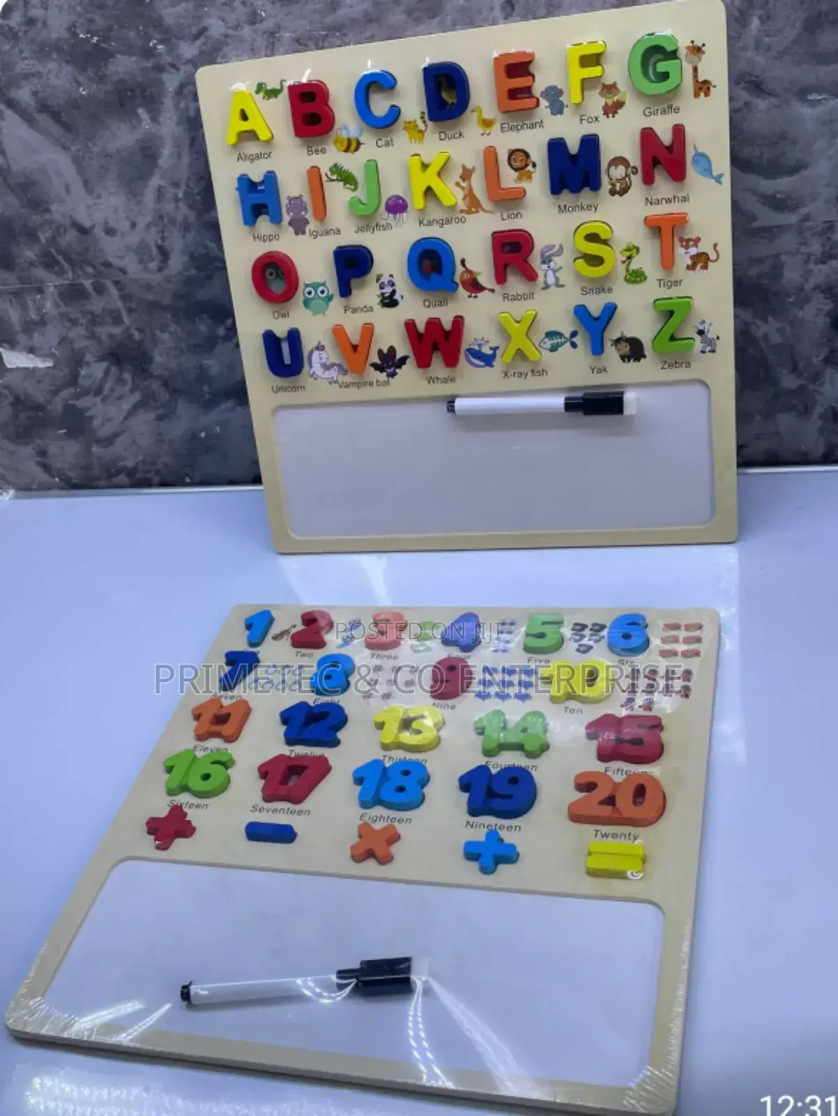 Numbers and Letters