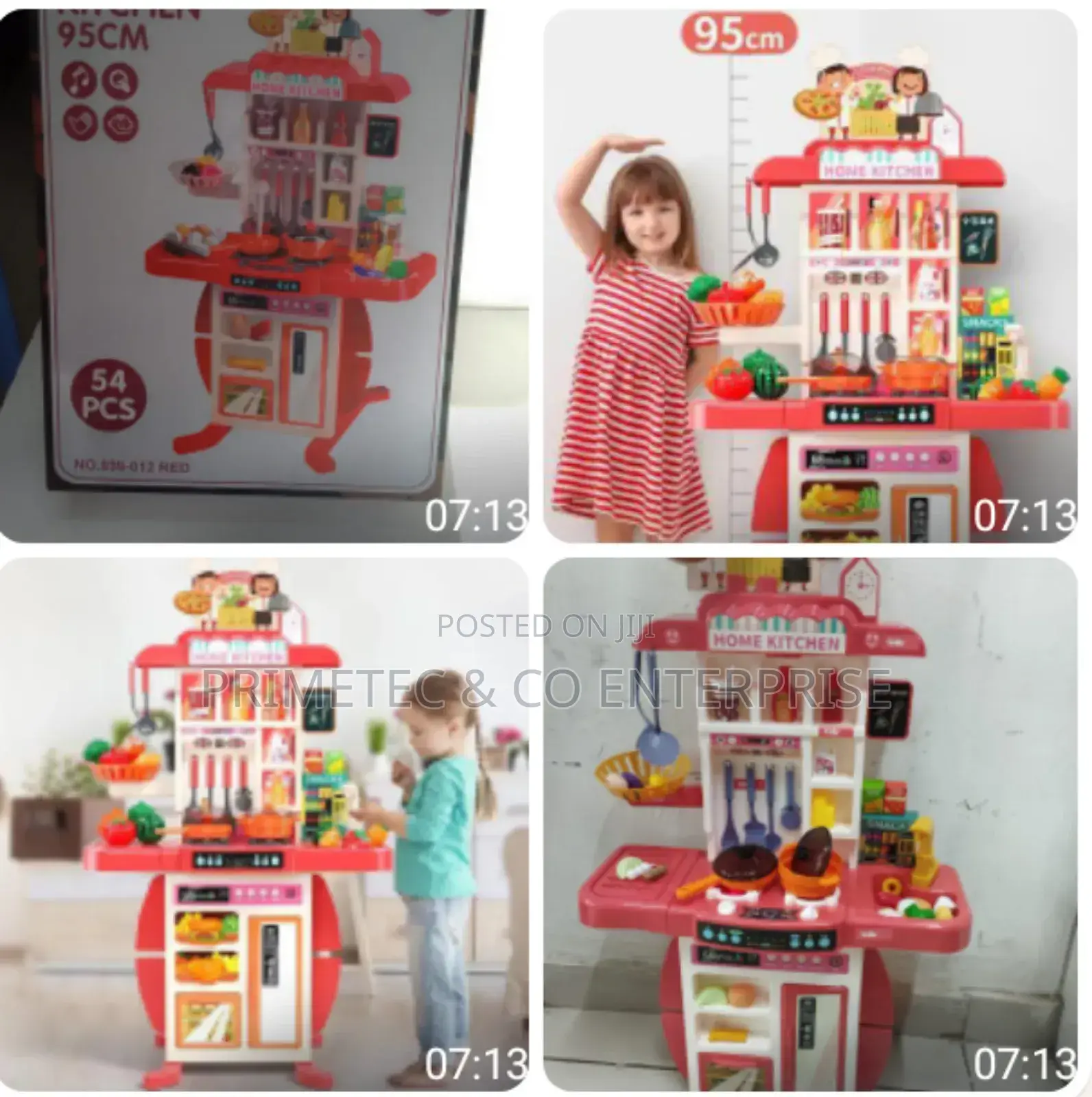 54pieces Large Pretend Kitchen Set 95cm Long