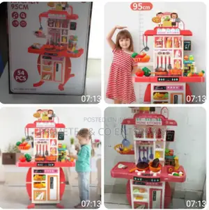 54pieces Large Pretend Kitchen Set 95cm Long