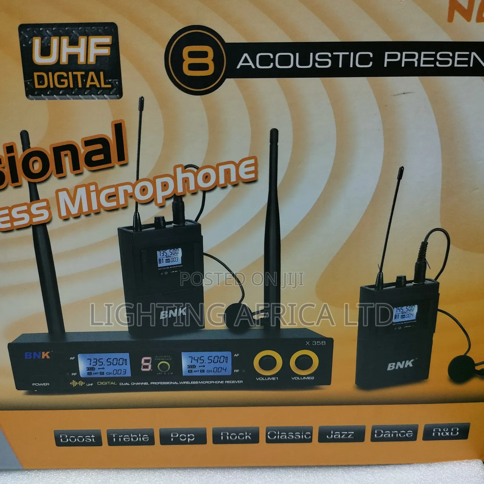 Lapel Tie Microphone X35b Dual Wireless Microphone