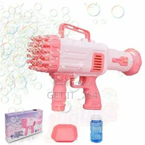 36 Holes Bubble Gun
✅ Uses Disposable 4 Pieces Batteries