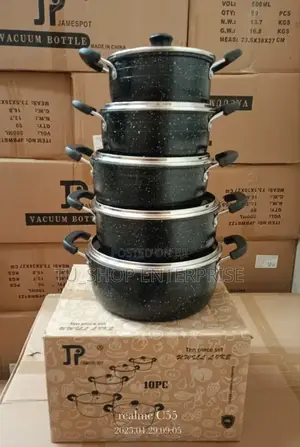 Cookware! 10 Pieces Jp Non Stick Cookware Set
