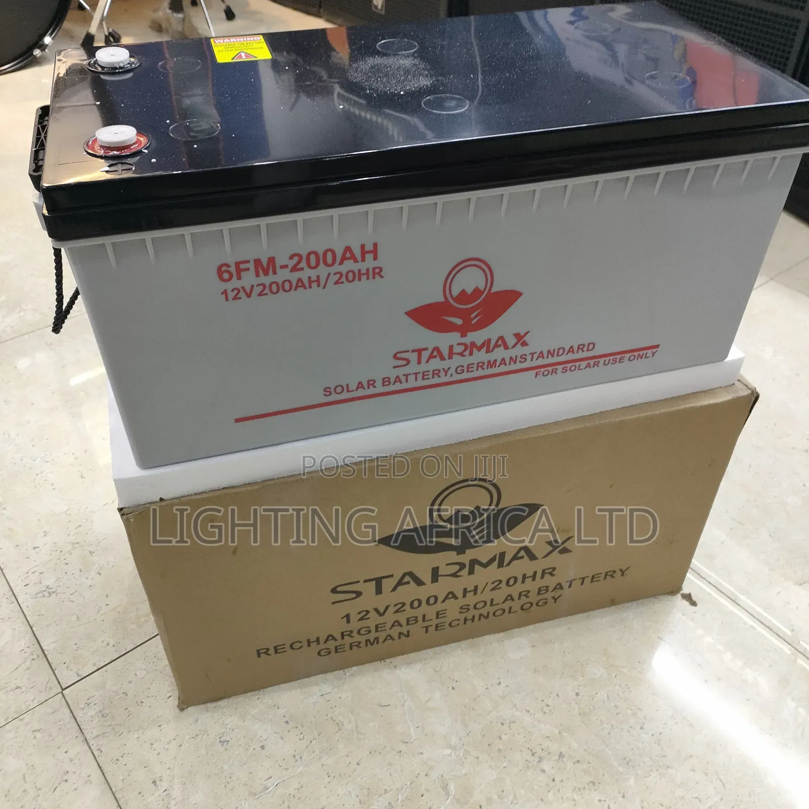 200ah Starmax Rechargeable Solar Battery