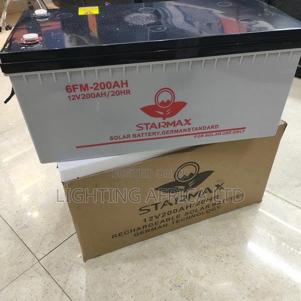 200ah Starmax Rechargeable Solar Battery - thumbnail 2