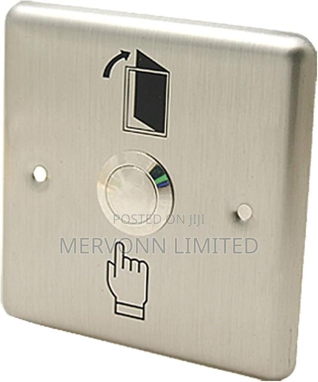 Sleek Surface-Mount Push Exit Button - main view