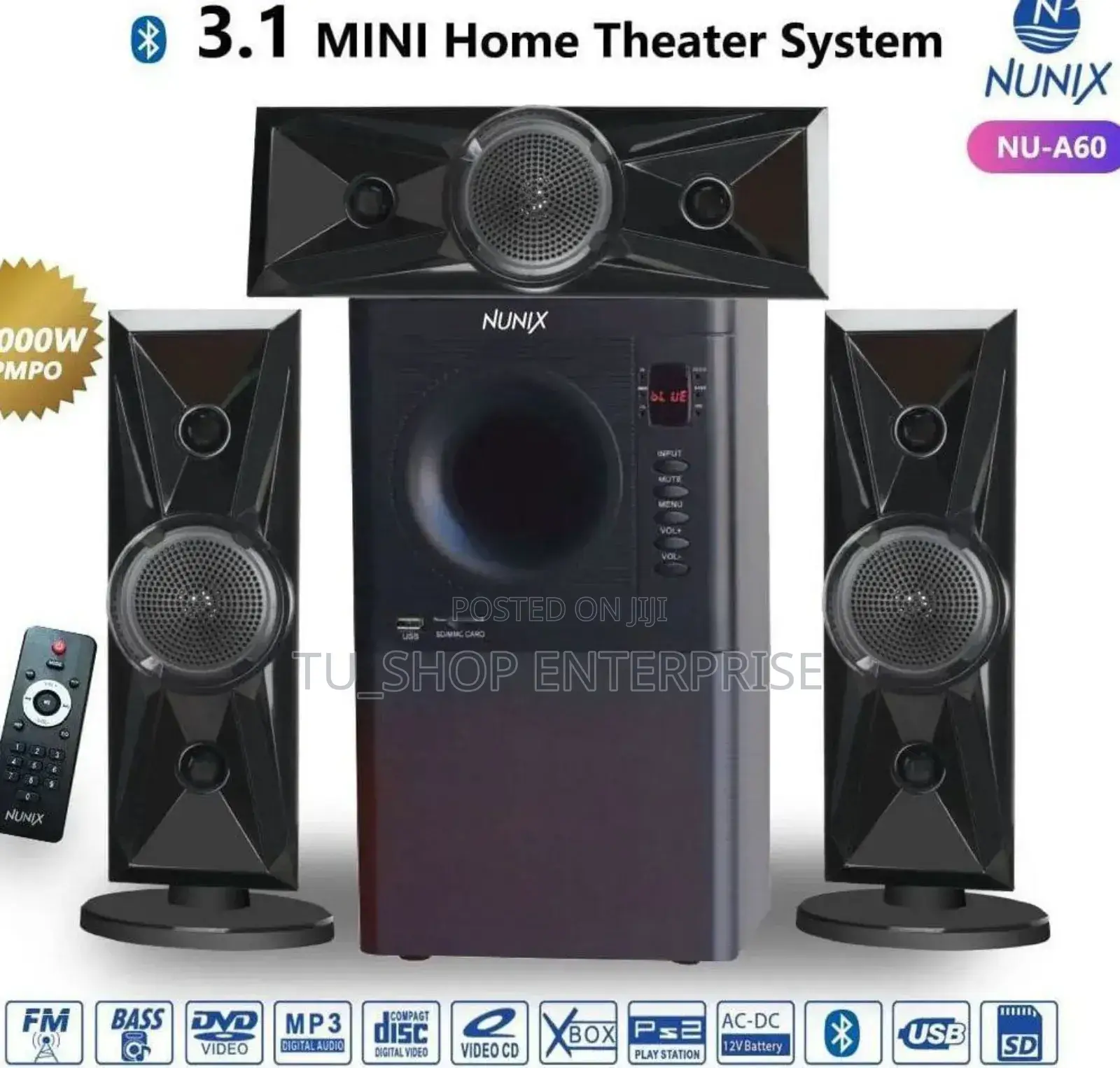 Woofer! Nunix 3.1 Mini Home Theater System