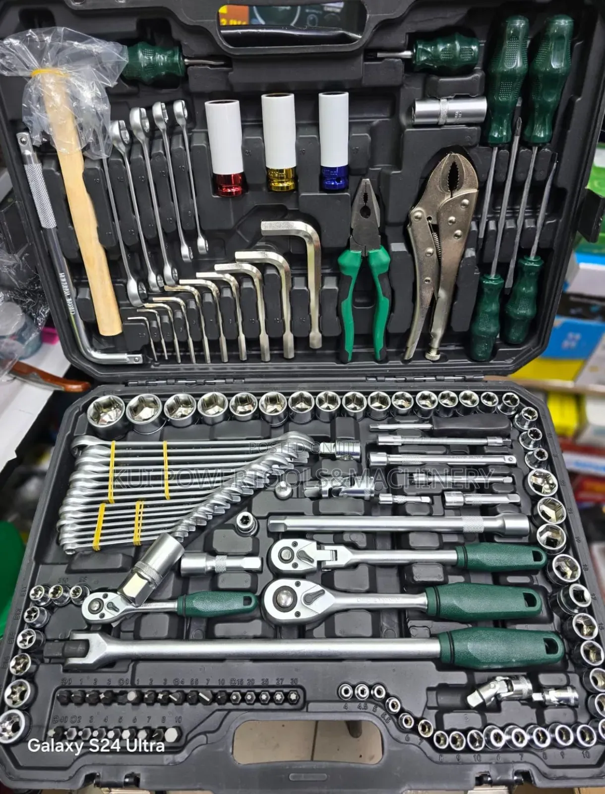 142 Pc Sock Wrench Set/ 142 Pc Toolbox Set