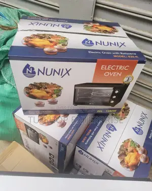 Nunix 20 Litres Electric Oven With Rotisserie (3 Knobs