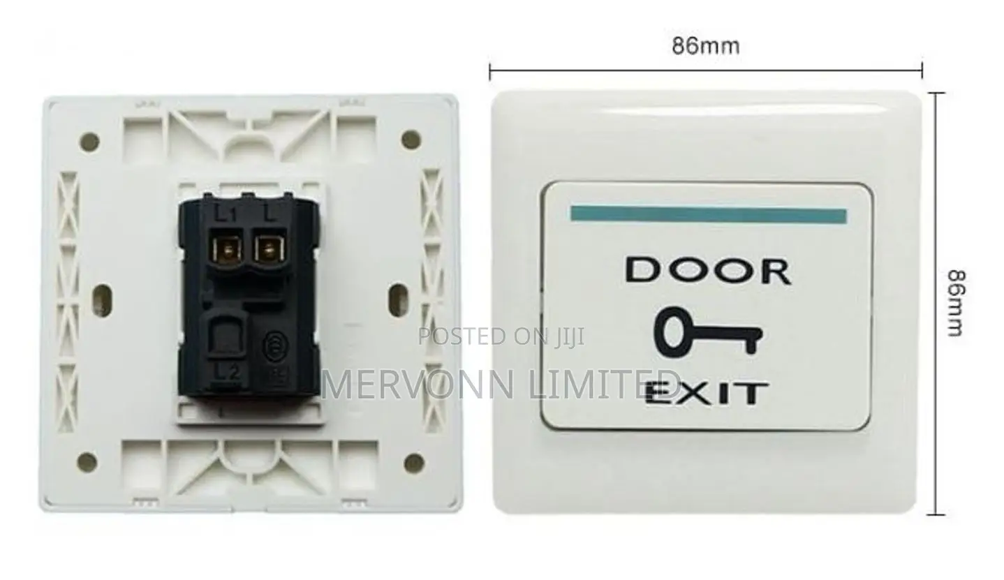 Plastic Exit Button With Nc/No Contact Options
