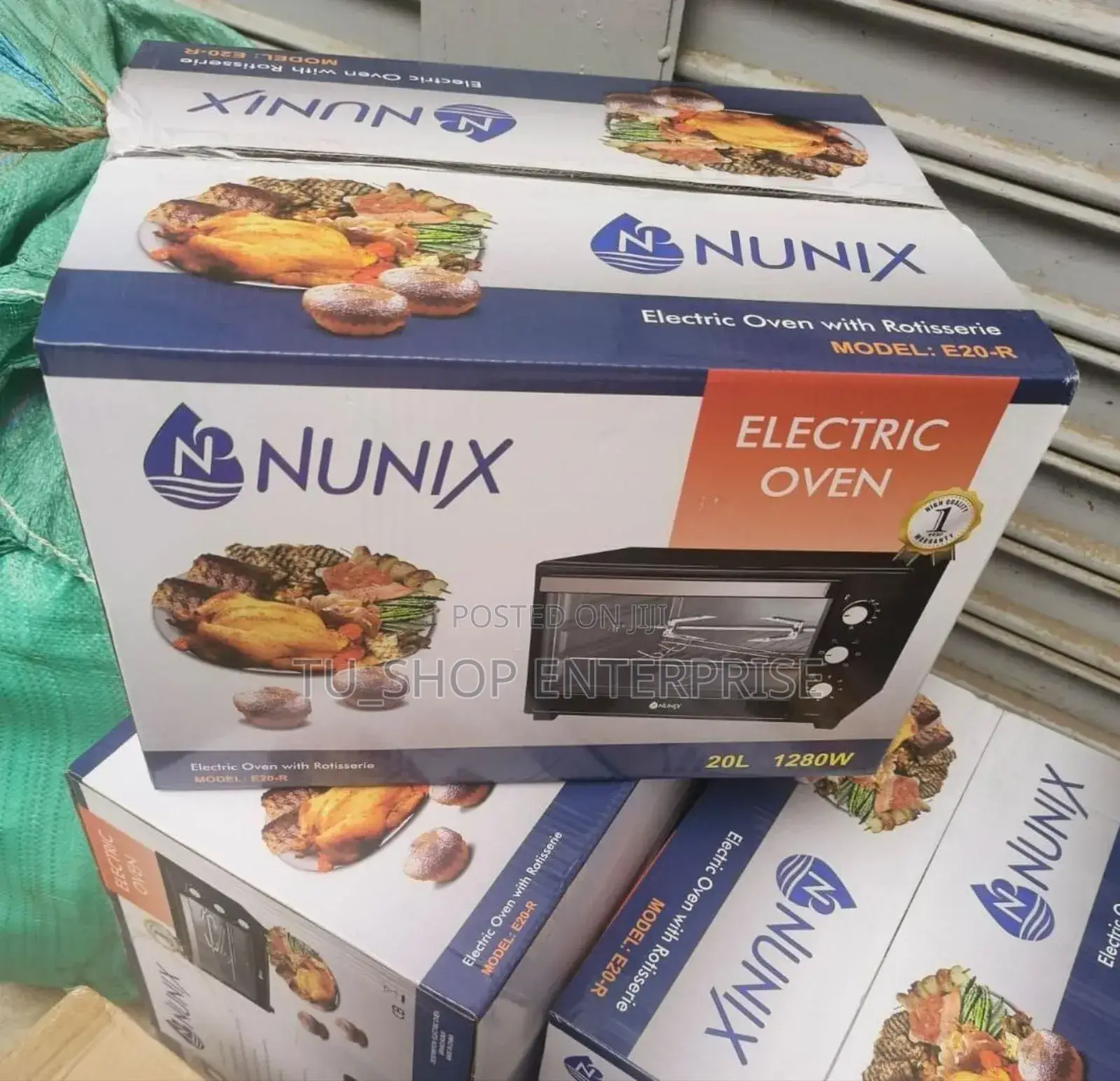 Oven#
Nunix 4 Knob Settings 40 Litres Electric Rotisse