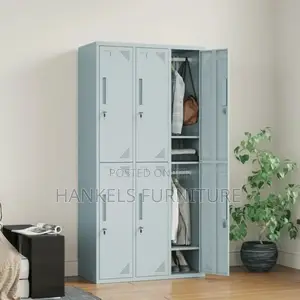 6 Door Gym. Storage Cabinets