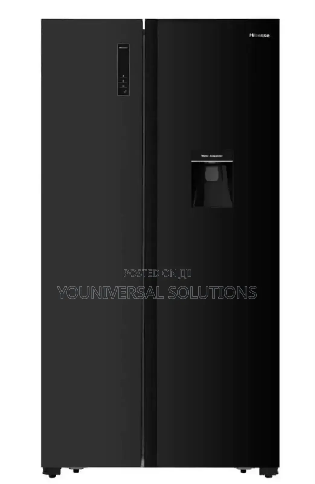 Hisense Fridge 549 Litre Non Frost Side Byside Black