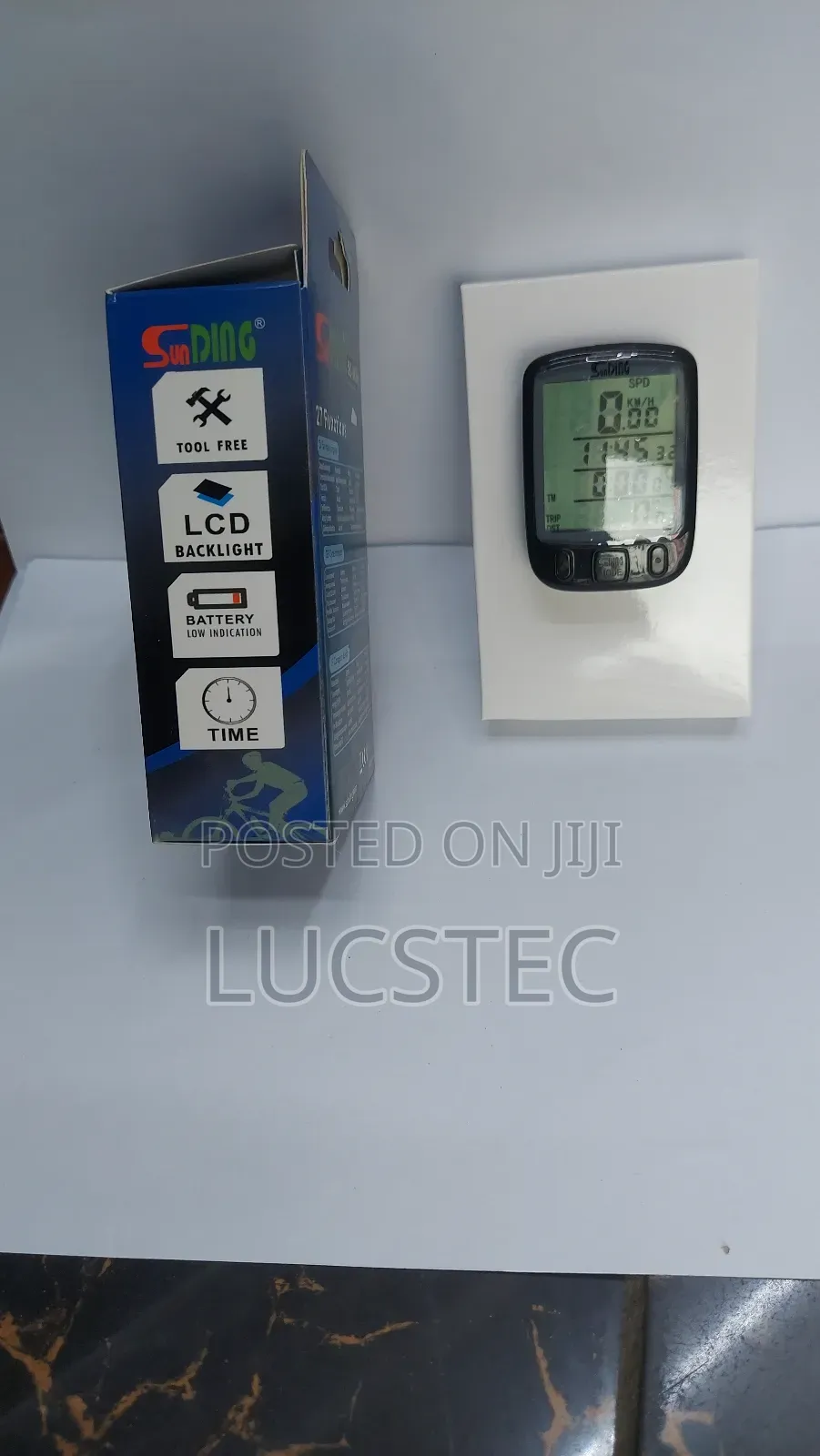 Stopwatch Lcd Screen Backlight Waterproof Odometer