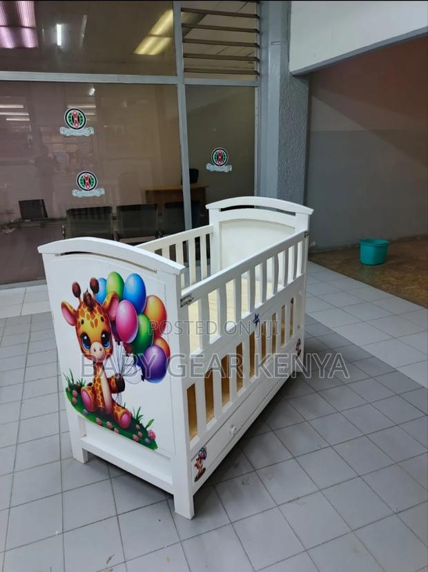 Wooden Baby Cot Bed - main view