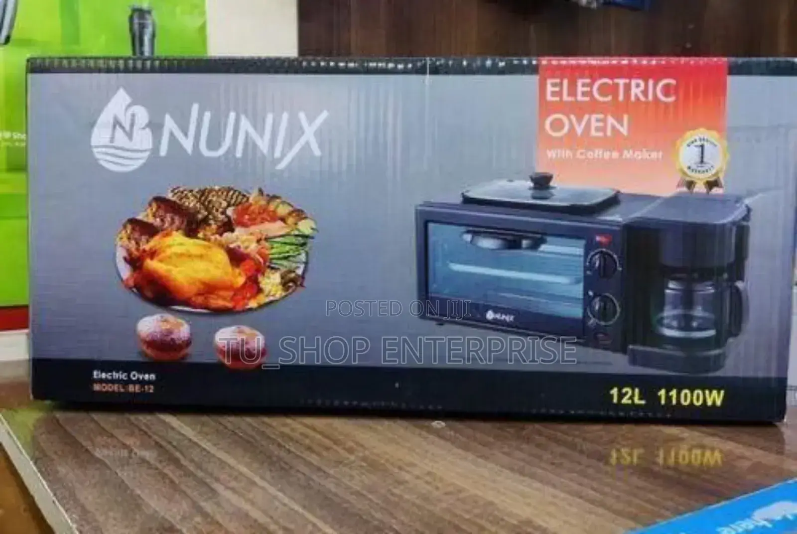 Coffee Maker! Nunix 3 in 1 Breakfast Maker; Toaster,Oven,