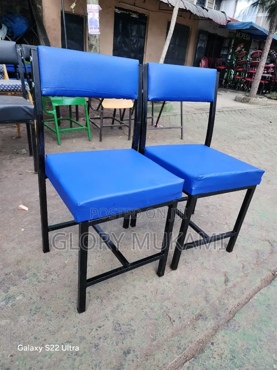 Blue Office Designed Chairs