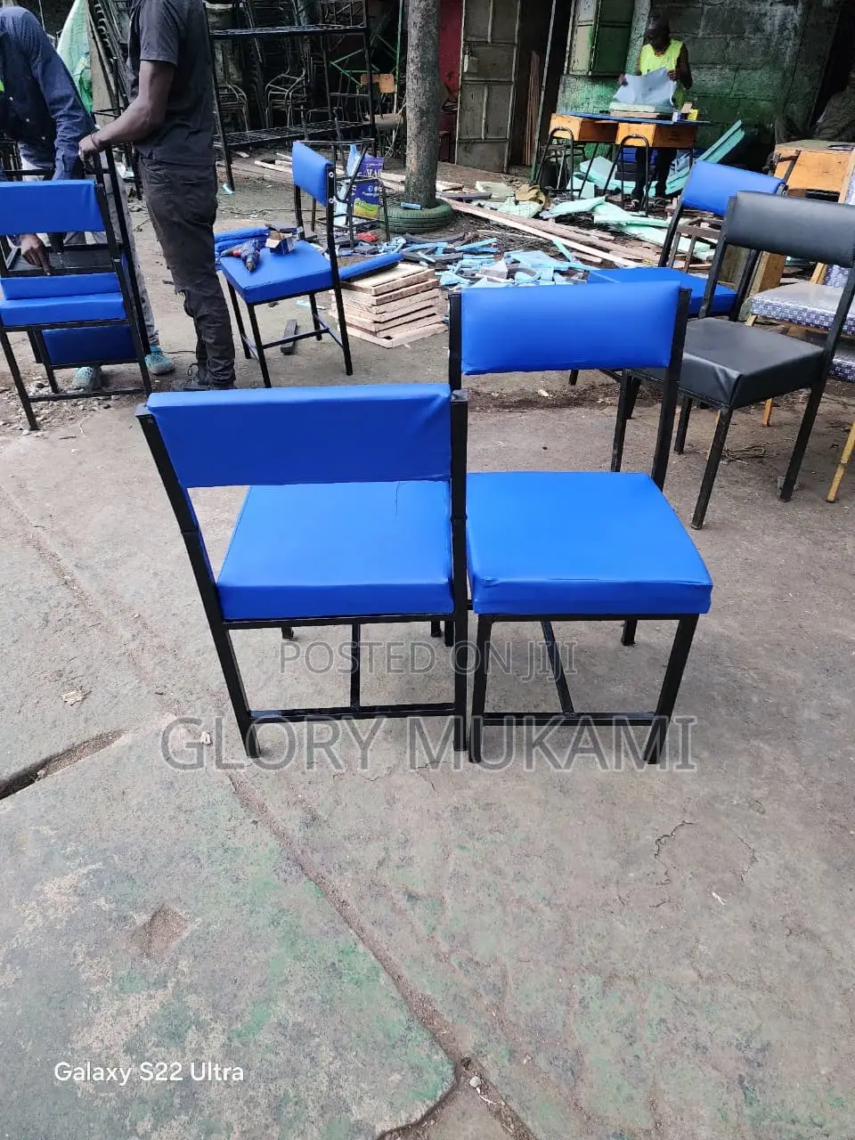 Blue Office Designed Chairs