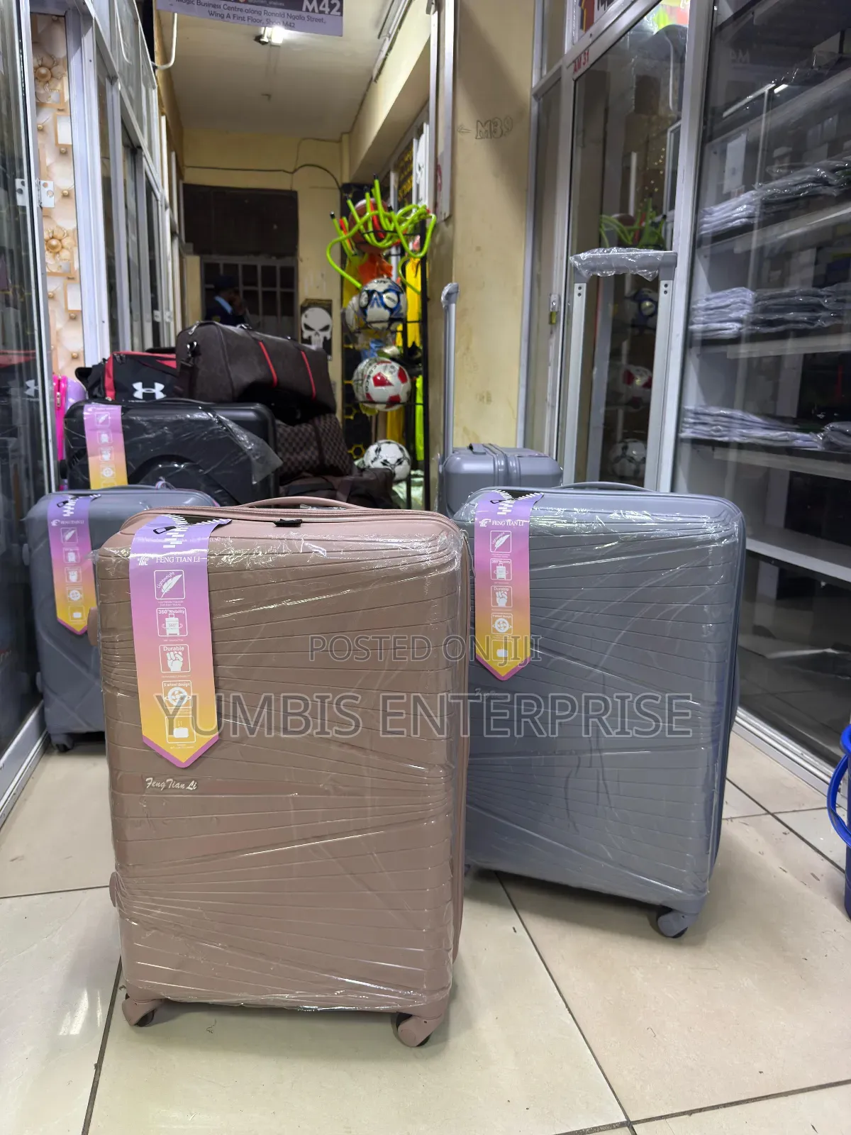 Rubber Suitcases Medium 66cm Height Medium Size