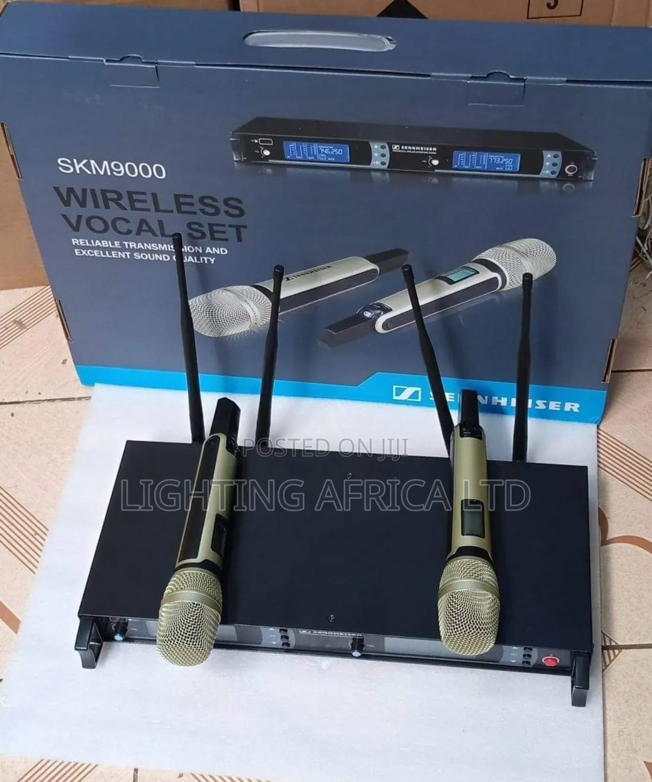 Vocal Set Sennheiser Skm9000 Wireless Microphone 300m Frequency