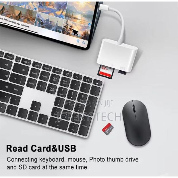 3 in 1 Usb Sd Tf Memory Card Reader for iPhone - thumbnail 2