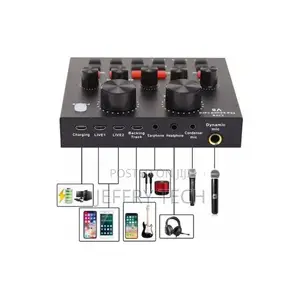 Bm800 Condenser Microphone Kit + V8 Sound Card