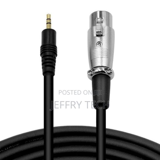 2m Professional Microphone Cable – 3.5mm Jack Male to 3-Pin - thumbnail 3