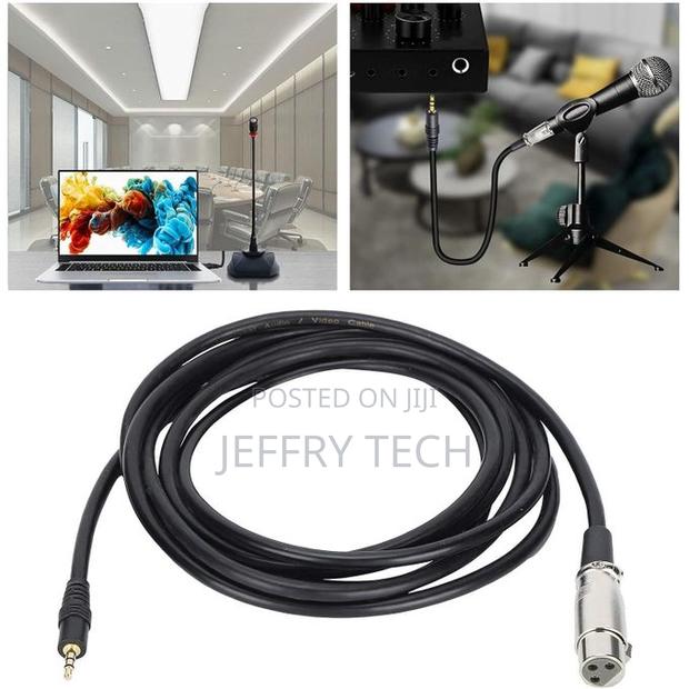 2m Professional Microphone Cable – 3.5mm Jack Male to 3-Pin - thumbnail 4