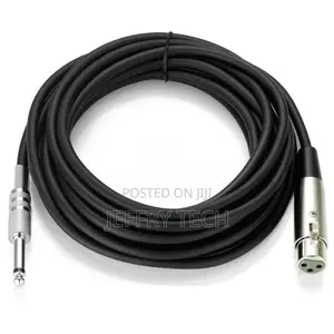 1/4 Inch Jack, 6.5mm Male to XLR Female, Mono Cablel - 3m