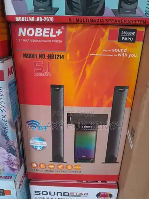 Nobel Plus 5.1 Subwoofer Nb-1214 Home Theater 22000w Pmpo