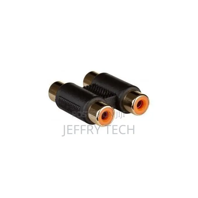 Dual Rca Female/Female Adapter for Audio and Video