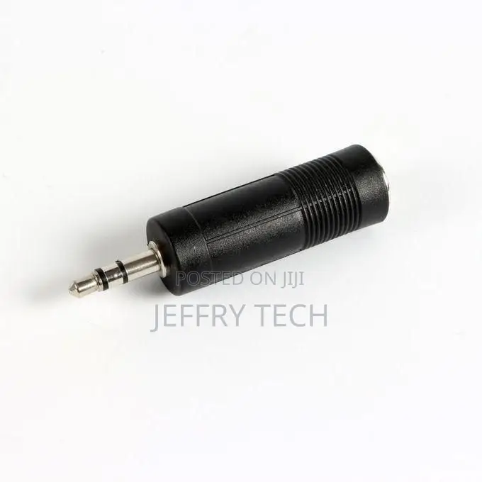 3.5mm to 6.35mm Jack Adapter - Male/Female - Audio Converter