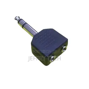 6.5mm Male to 3.5mm Dual Female Audio Converter