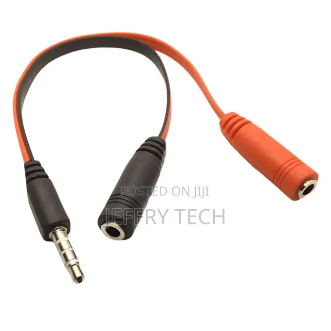 3.5mm Jack 1 Male to 2 Female Mic/Audio for Pc/Ps4/Mobile