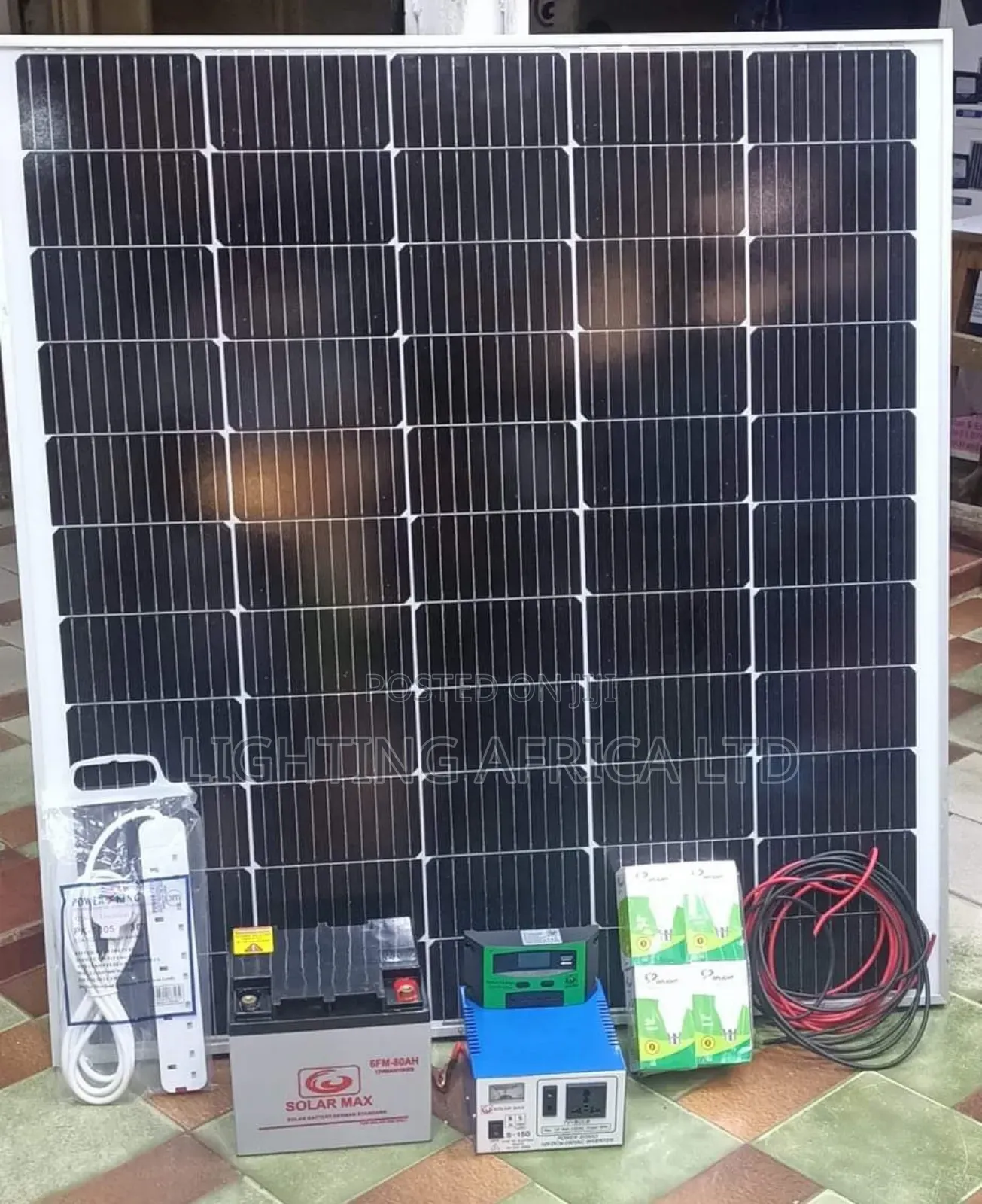 Best Power Nyumbani 120 Watts Full Kit - 80a Battery - 200w Inverter