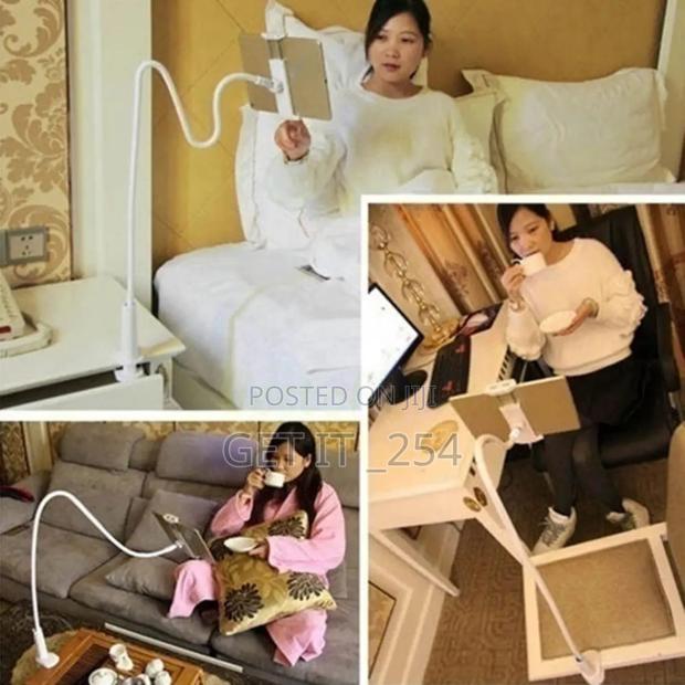 *360 Degree Strong Flexible Goose Neck Phone Holder Clip Set
