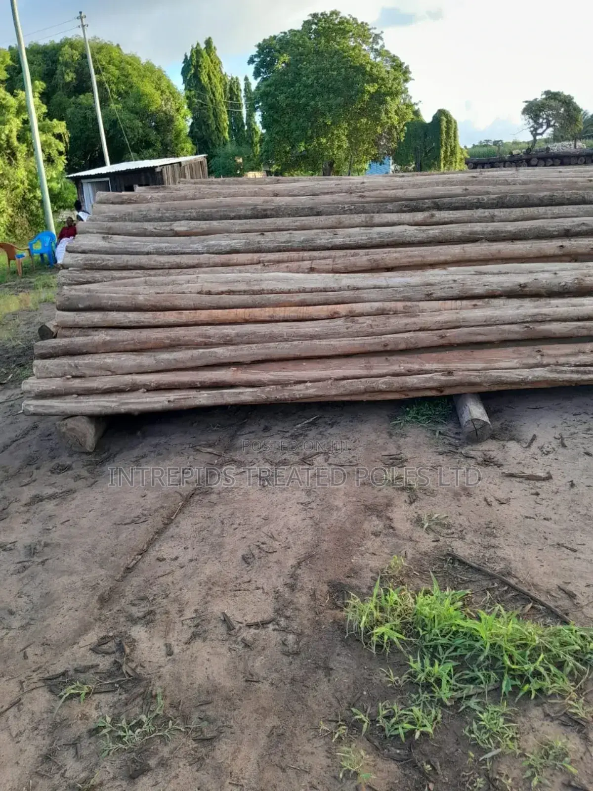 Building Poles for Construction