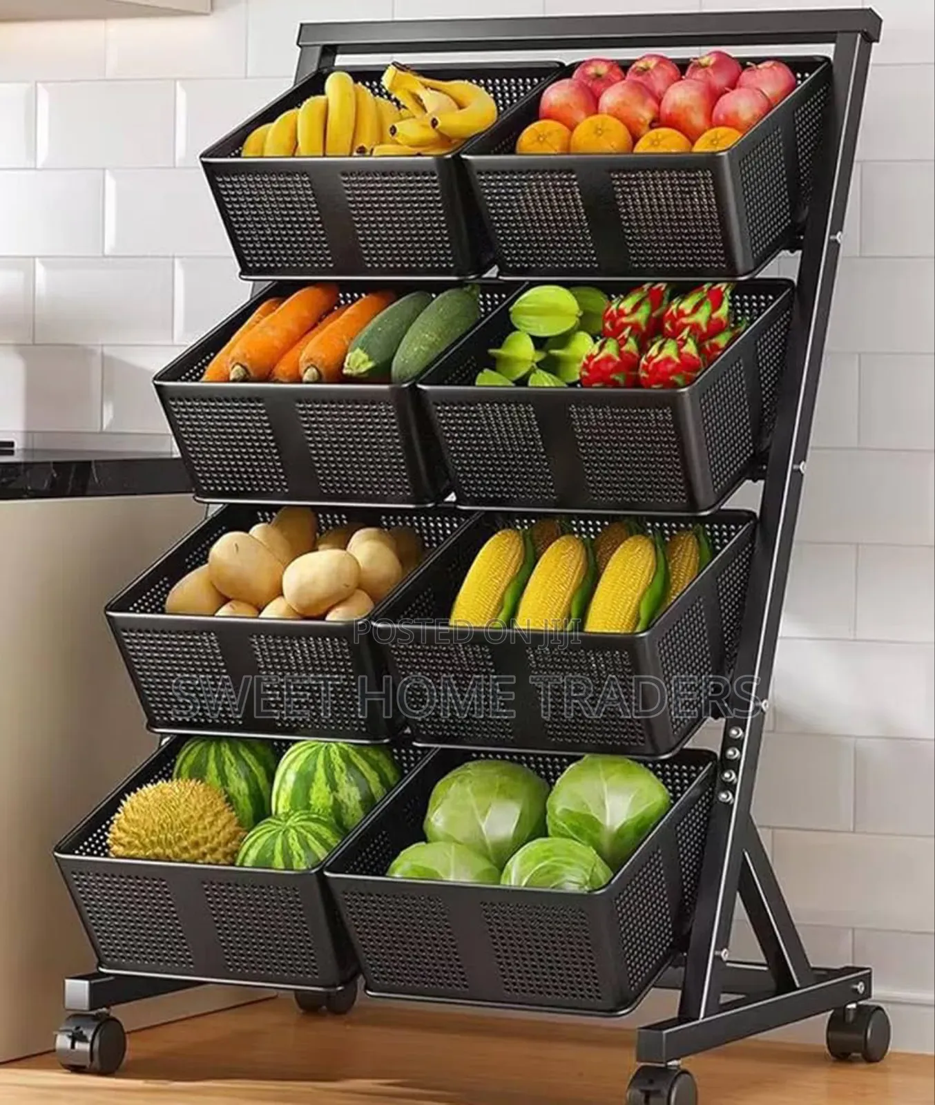 Kitchen Storage Rack 4 Layer