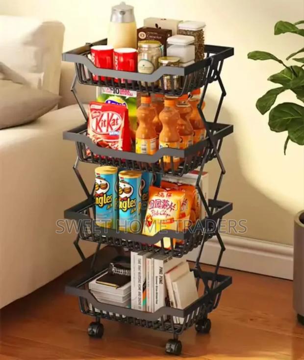 5 Tier Collapsible Fruit Rack Heavy Duty - main view