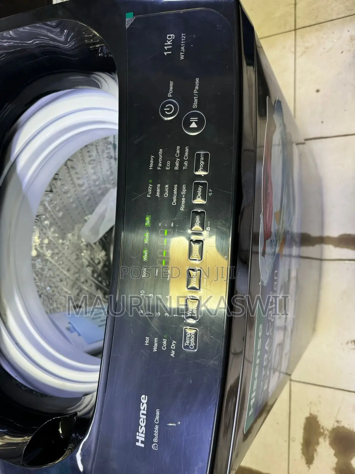 Hisense 11kg Top Load Full Outomatic