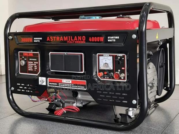 Astra Milano 4000w Keystart Gasoline Generator To