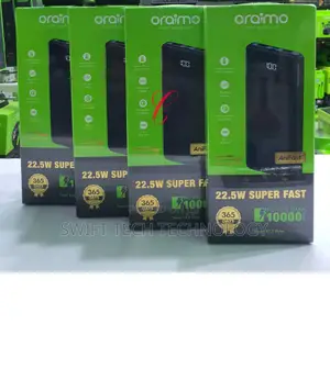 Power Bank 10,000 Amh Oraimo Toaster 22.5 W
